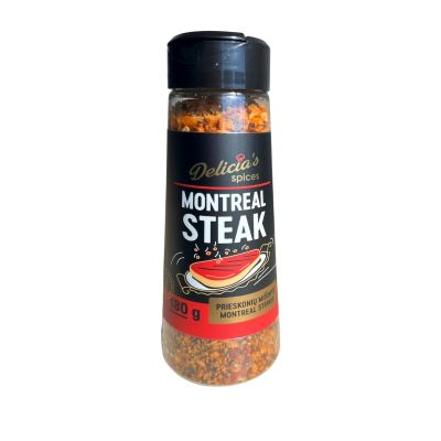 Seasoning mixture for Montreal steak Delicia's, 180 g